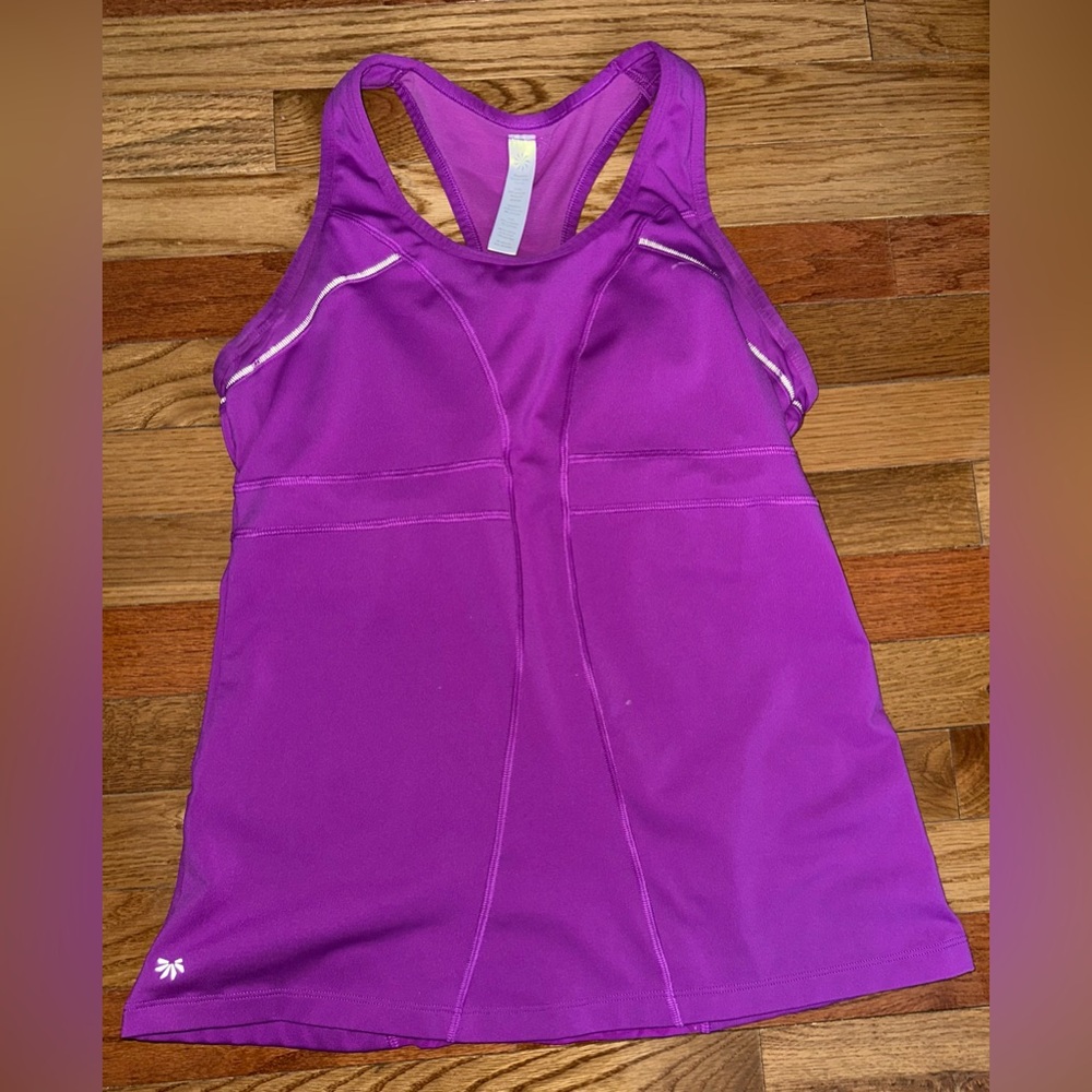 Athleta purple tank top activewear